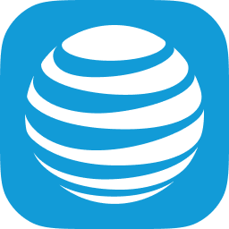 The logo for AT&T